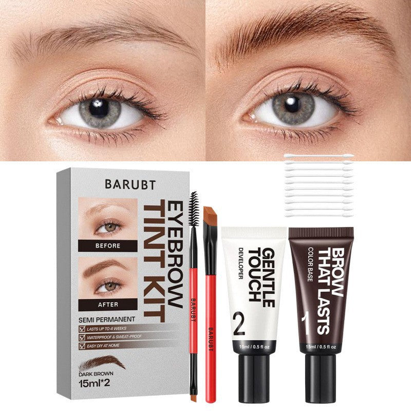 Eyebrow Tint Kit,Long-lasting Waterproof Sweat-proof