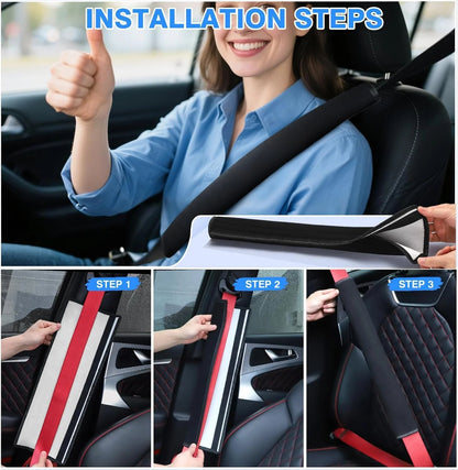 Premium Seat Belt Safety Adapter - Universal Fit for Driving Comfort