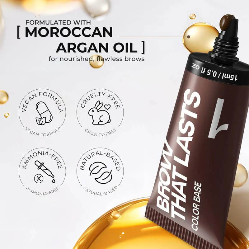 Eyebrow Tint Kit,Long-lasting Waterproof Sweat-proof