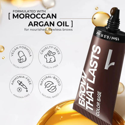 Eyebrow Tint Kit,Long-lasting Waterproof Sweat-proof