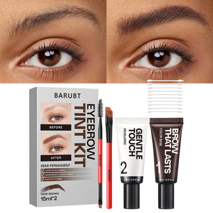 Eyebrow Tint Kit,Long-lasting Waterproof Sweat-proof